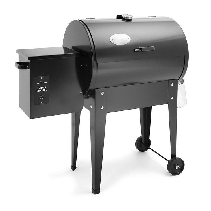 how does a wood pellet grill work	